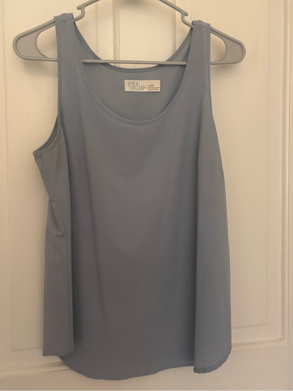 Time and Tru Pale Blue Scoop Neck Tank